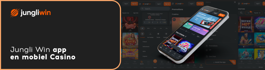 Nu kun je Jungliwin Casino overal mee naartoe nemen, dankzij de nieuwe casino app!